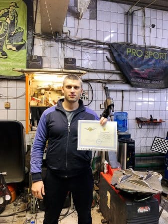 Выпускники: курсы шиномонтажа и развала схождения - октябрь 2019 Выпускники: курсы шиномонтажа и развала схождения - октябрь 2019